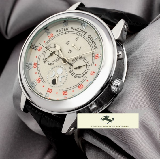 HK1143 PATEK PHİLİPPE GENEVE SKY MOON TOURBİLLİON GÜMÜŞ KASA